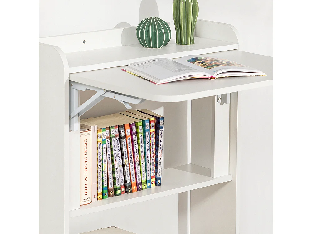 Schreibtisch FWT92-W 64 x 82 x 58 cm Weiß