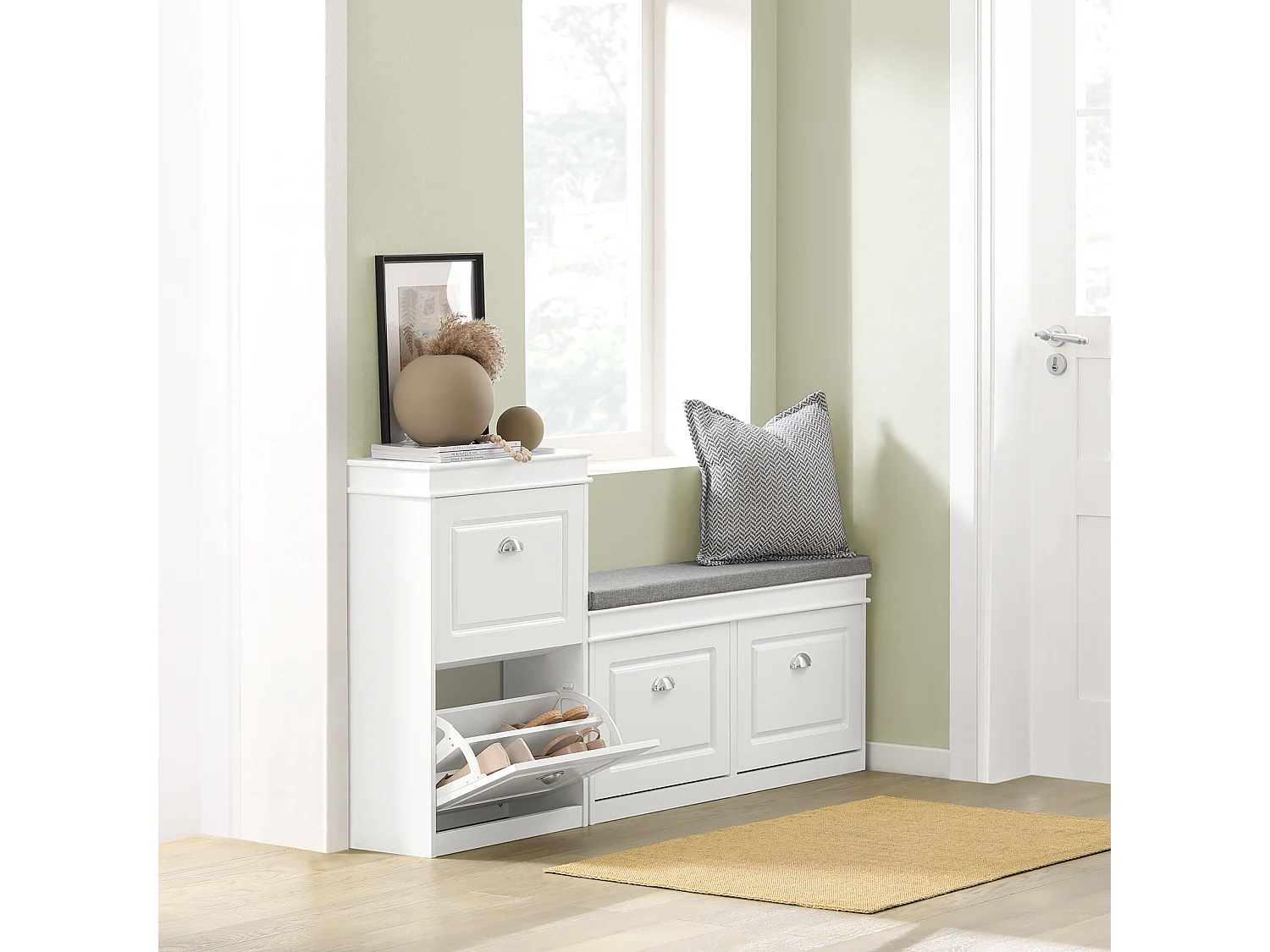 Szafka na buty z 2 drzwiami FSR78-W