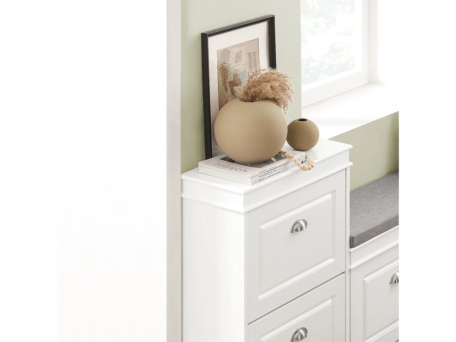 Szafka na buty z 2 drzwiami FSR78-W