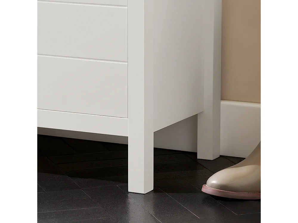 SoBuy Mobile scarpiera Panca Ingresso cassapanca Contenitore Moderna L91*P30*A50 cm Bianco FSR63-W