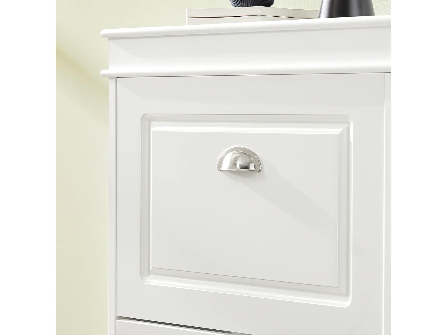 Meuble de Rangement à Chaussures Armoire à Chaussures Commode à Chaussures 3 abattants, FSR94-W