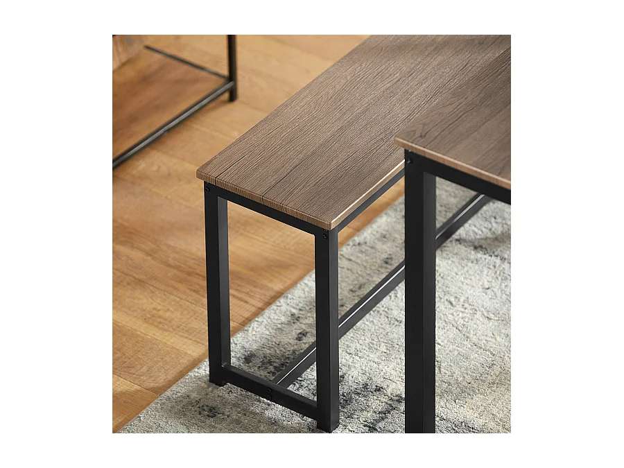 Meuble de Rangement à Chaussures Armoire à Chaussures Commode à Chaussures 2 abattants, FSR99-W