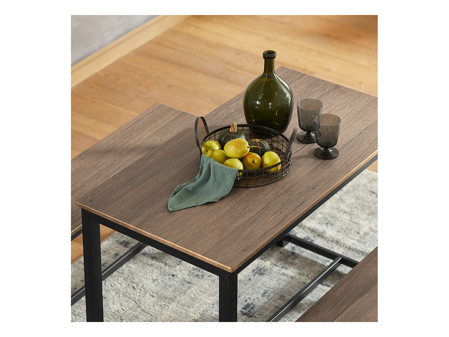 Meuble de Rangement à Chaussures Armoire à Chaussures Commode à Chaussures 2 abattants, FSR99-W