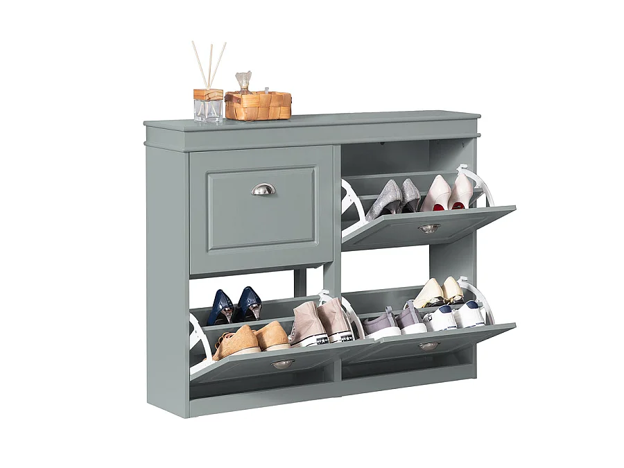 SoBuy armário de sapatos, Armário de sapatos estreito, armário para sapatos FSR79-HG