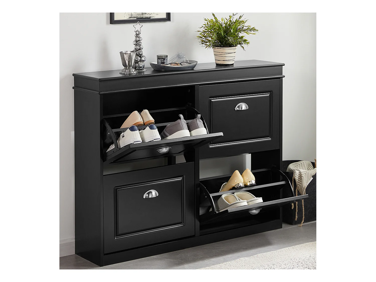 Szafka na buty z 4 drzwiami FSR79-SCH