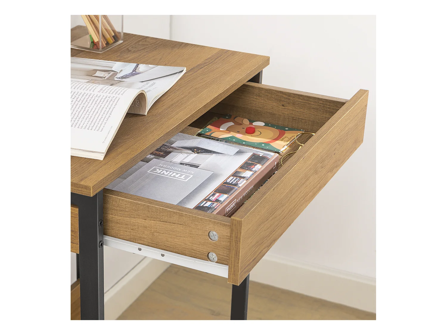 SoBuy FSR86-W Opbergbank met gestoffeerd kussen Lage kast Entree Schoenenkast Comfortabele bank met