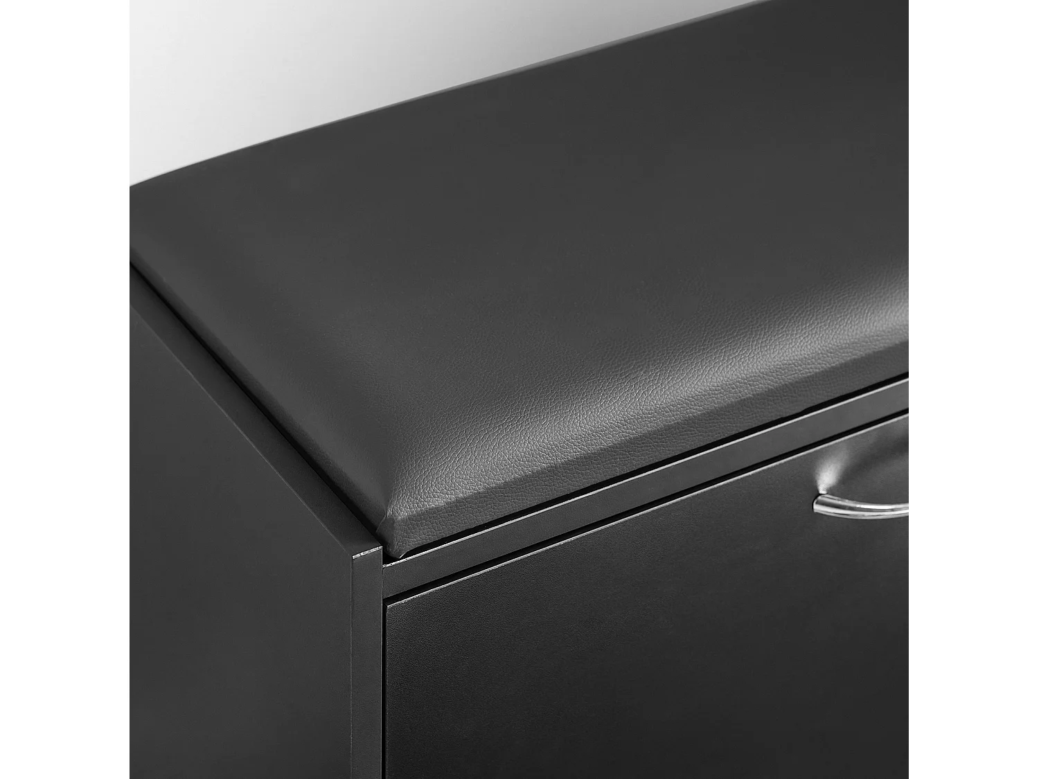 Sitzbank FSR16-SCH 60 x 47 x 30 cm Schwarz