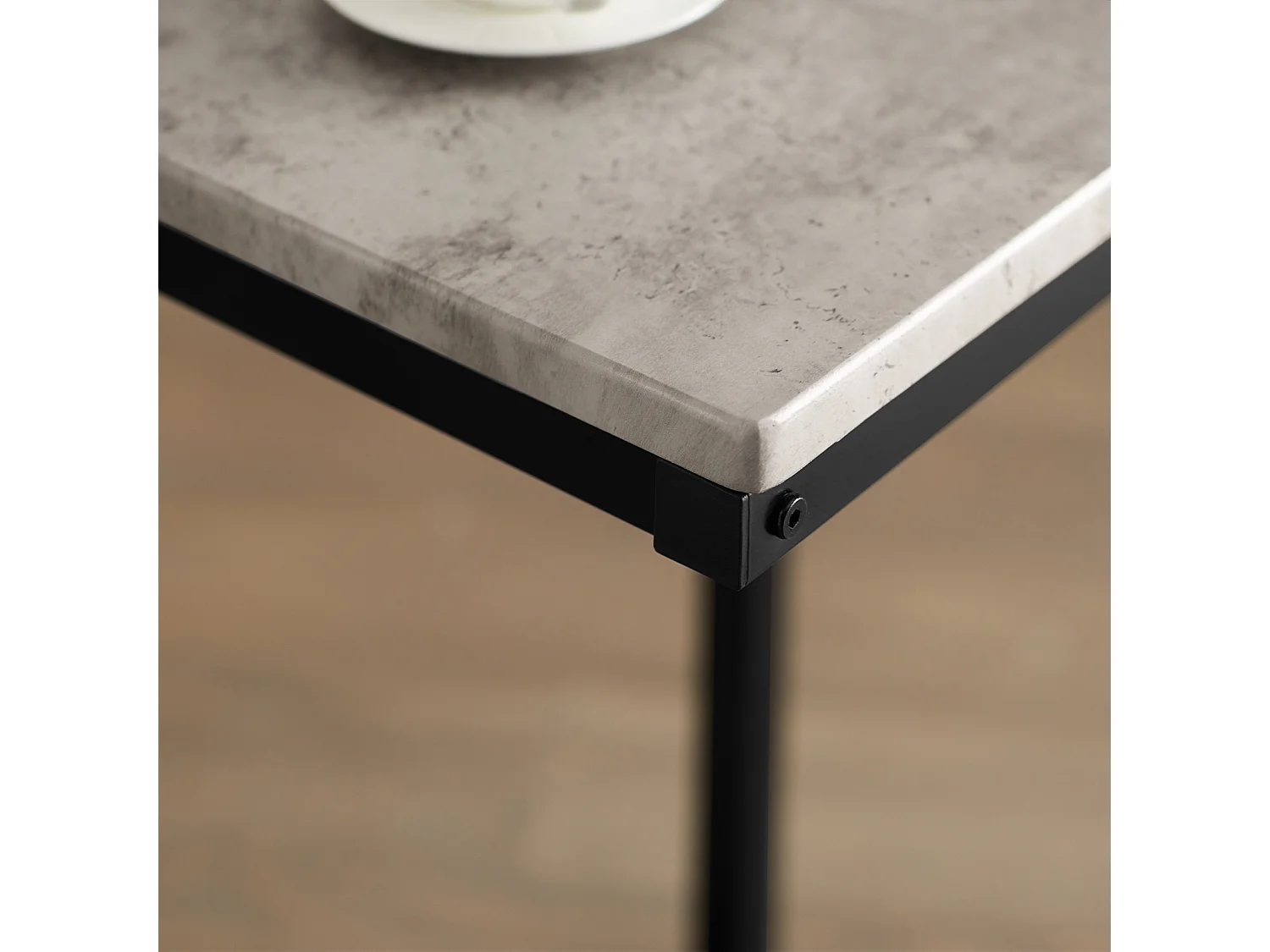 Table D’appoint Moderne Table Basse Bout De Canapé À Café Gris Clair, Fbt44-hg