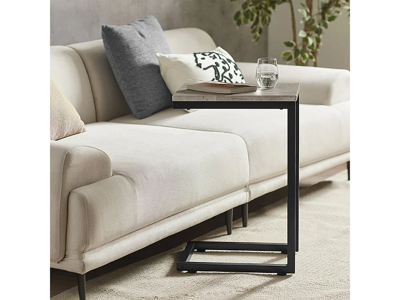 Beistelltisch FBT44-HG 30 x 60 x 40 cm Grau