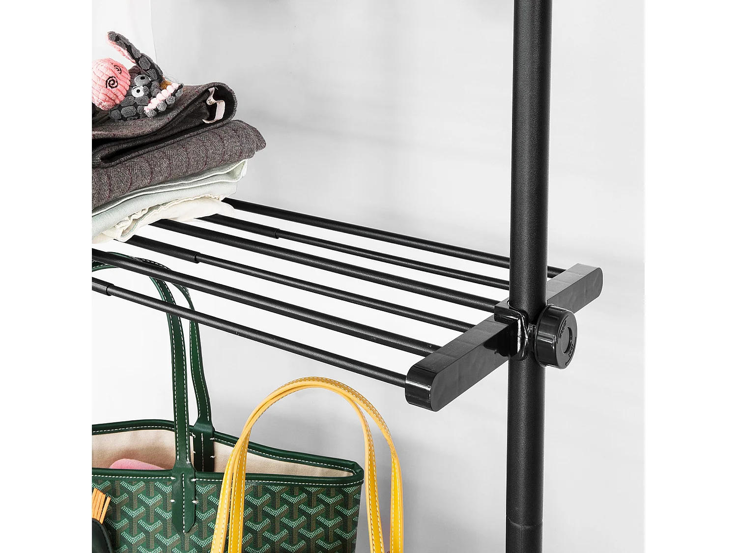 Télescopique Porte-vêtements Système De Penderie Télescopique L (52-80) X H (233-300) Cm, Kls07-sch