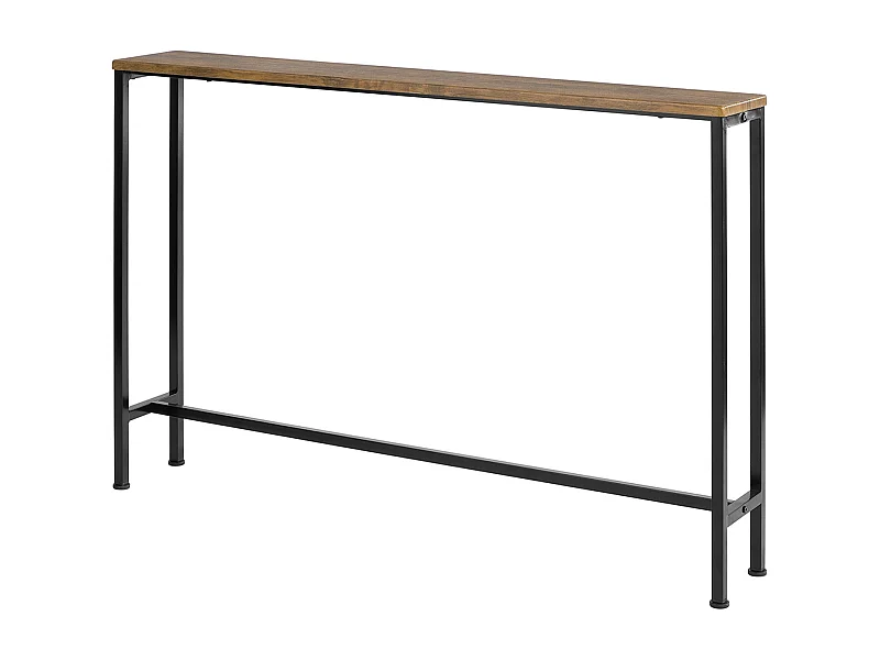 Mesa de Entrada Recibidor Mesa de Consola MDF y Hierro 120 x 80 x 20 cm FSB19-XL-N SoBuy ES