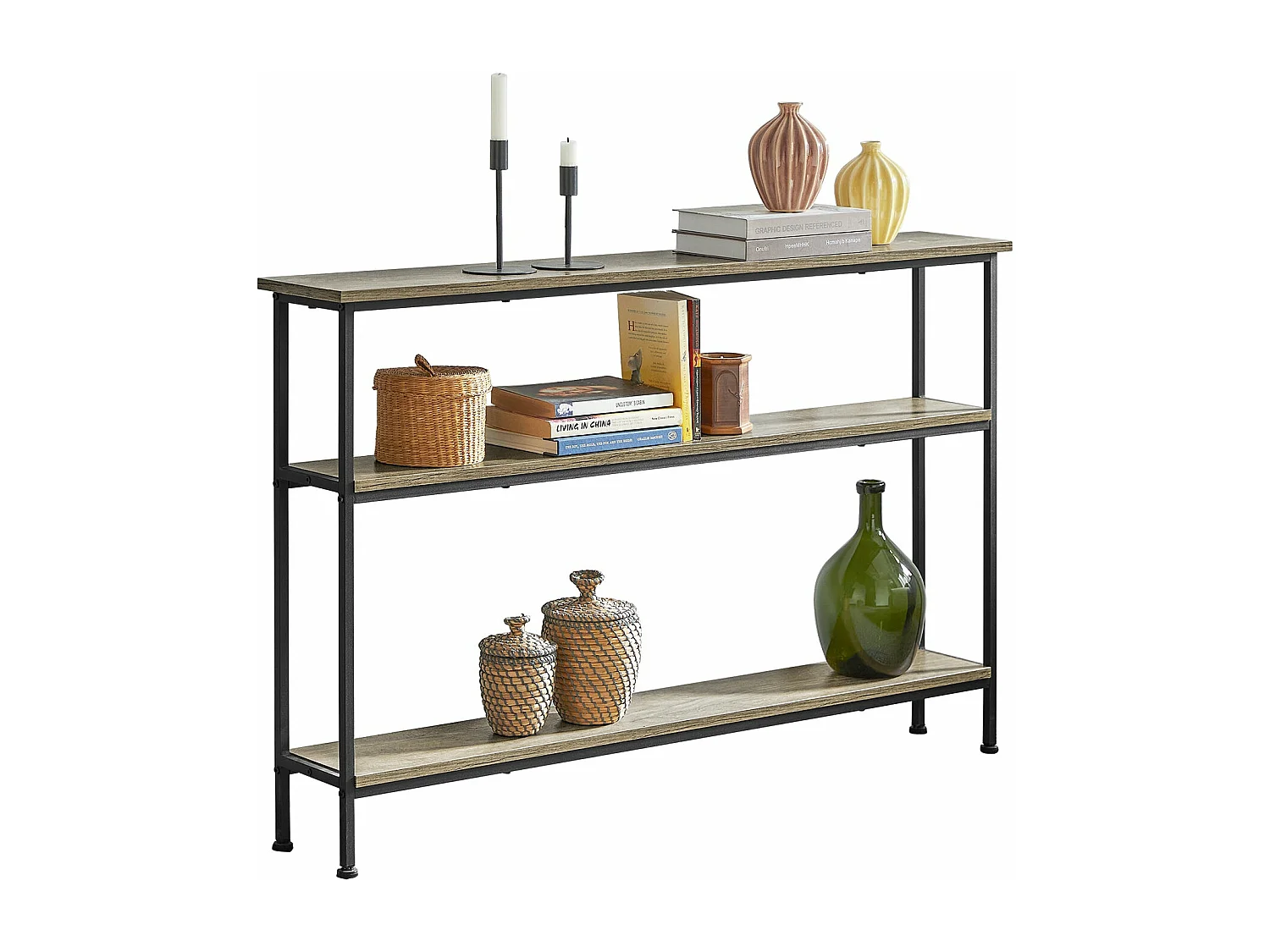 Konsolentisch FSB49-PZ 120 x 77 x 20 cm Natur