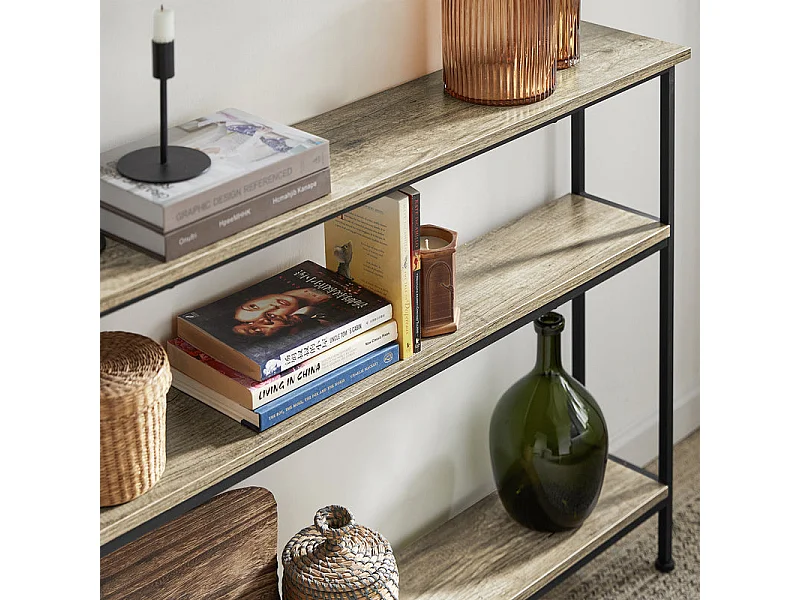 Konsolentisch FSB49-PZ 120 x 77 x 20 cm Natur