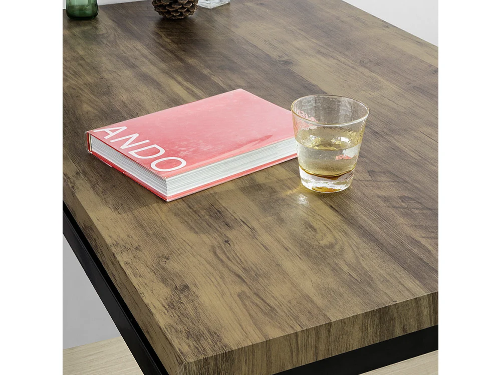 Set de 1 Mesa y 4 Sillas de Restaurante Sala Cocina Comedor OGT28-N+FST72x4 SoBuy ES