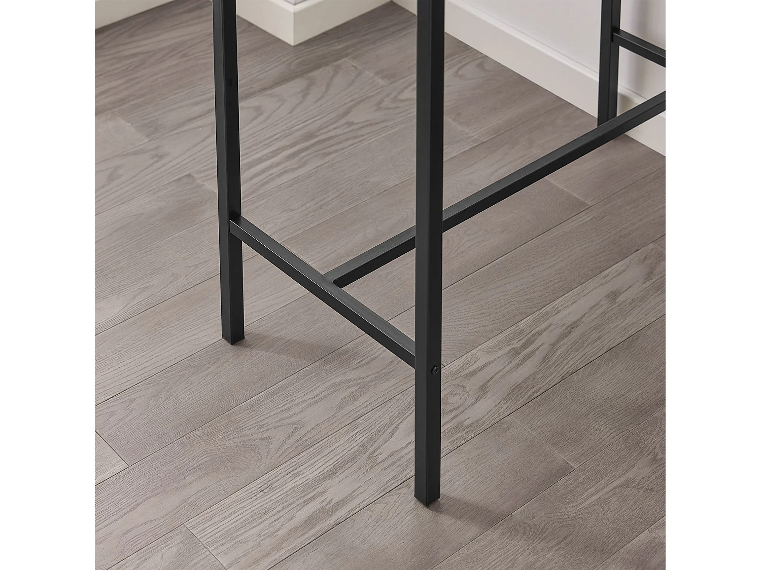 Juegos de Muebles Altas, Mesa de Cafetería, 3 Piezas Set de Balcón, Set de Bar L89cm x D45cm x H86,5cm OGT03-N SoBuy ES