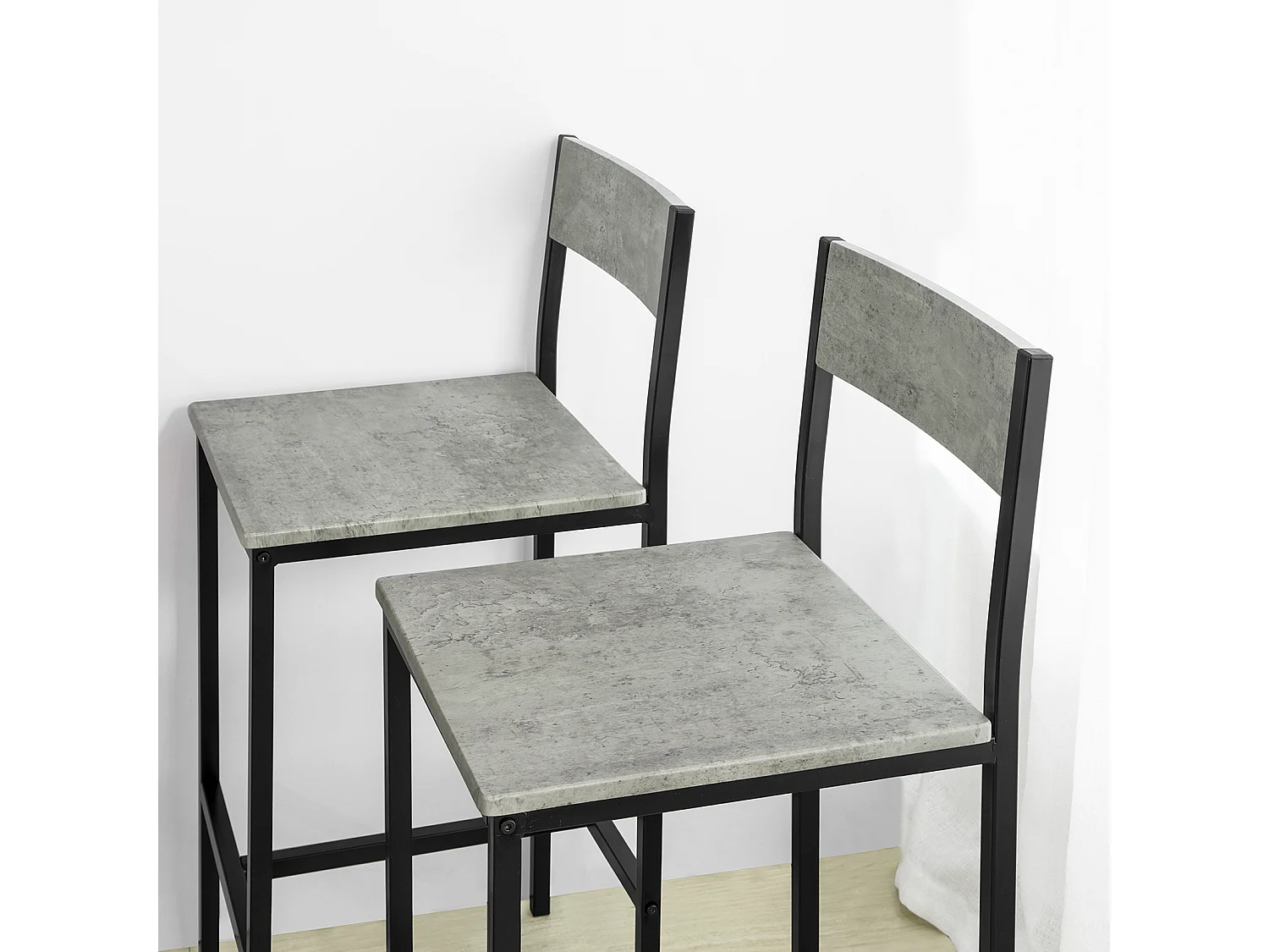 Set De 1 Table + 4 Chaises Ensemble Table De Bar,  Ogt14-hg