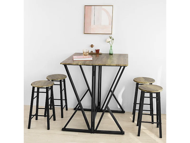 Komplet stołowy z 4 stołkami OGT24-N