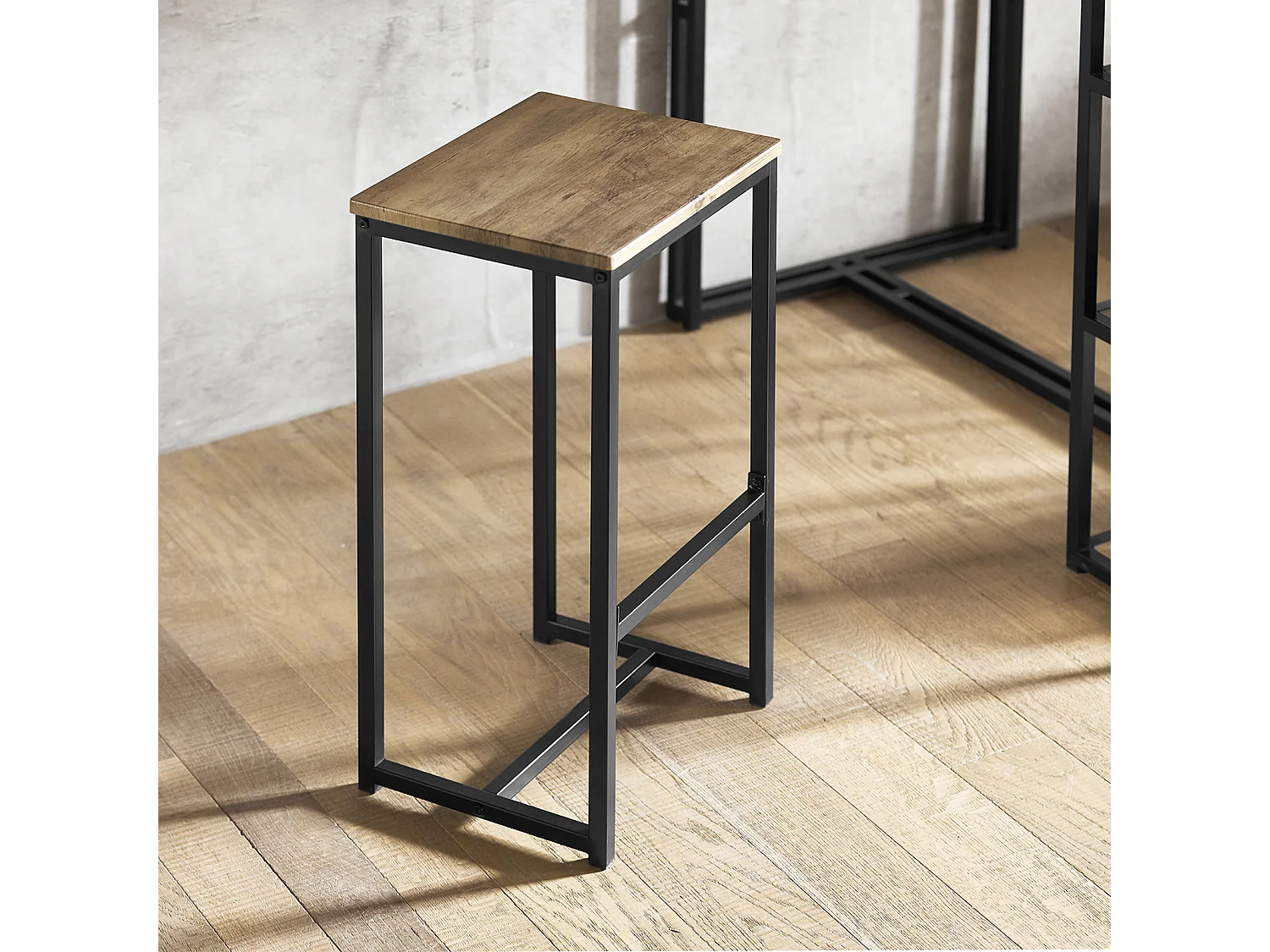 Ensemble Table De Bar + Chaises De Bar Table De Bistrot Table Mange-debout, Ogt43-f