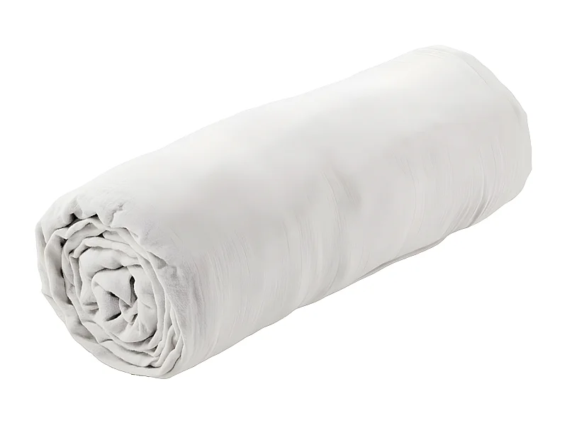 OUREA - Drap Housse 160x200cm Gaze de Coton Chantilly