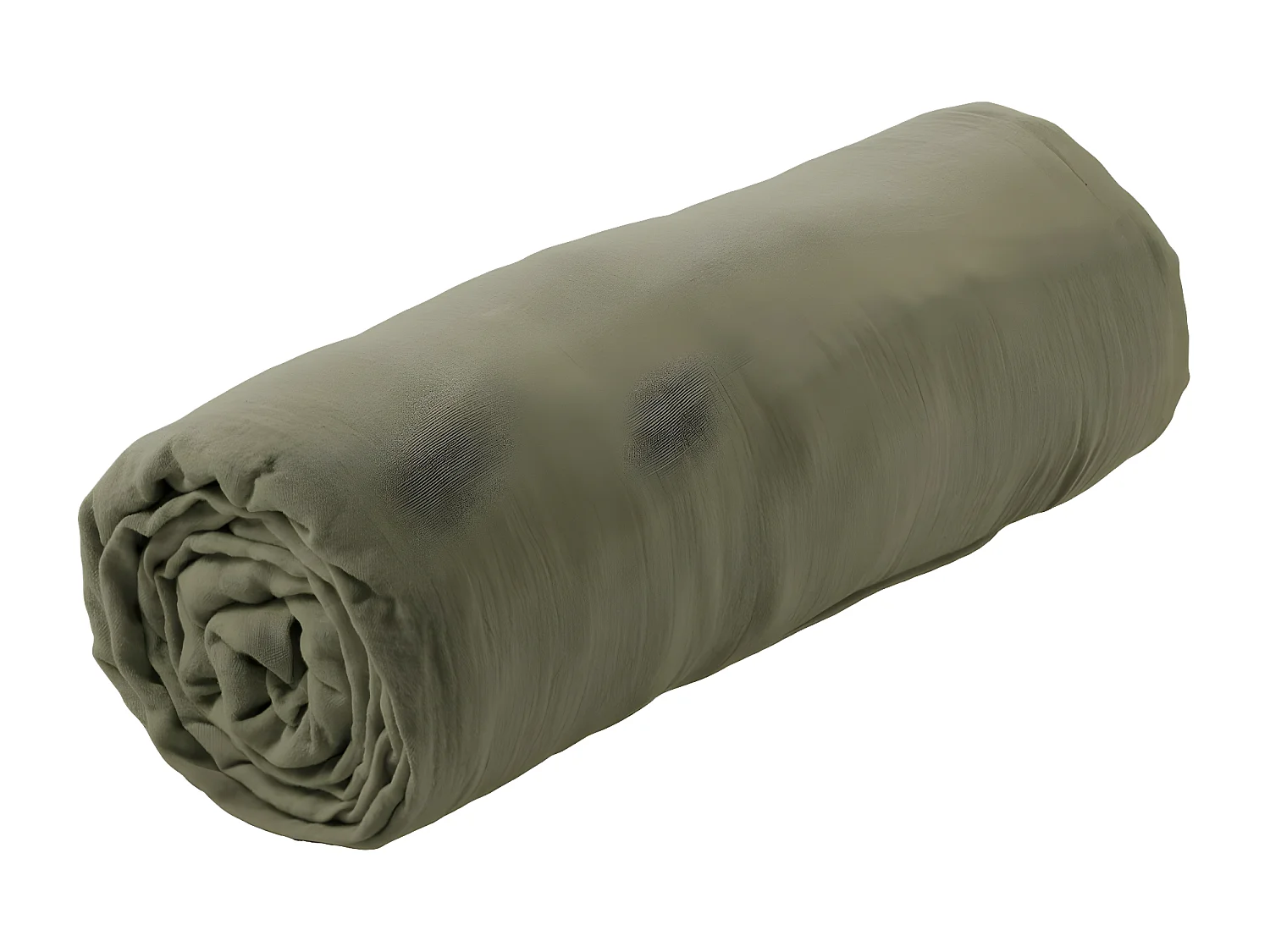 OUREA - Drap Housse 160x200cm Gaze de Coton Romarin