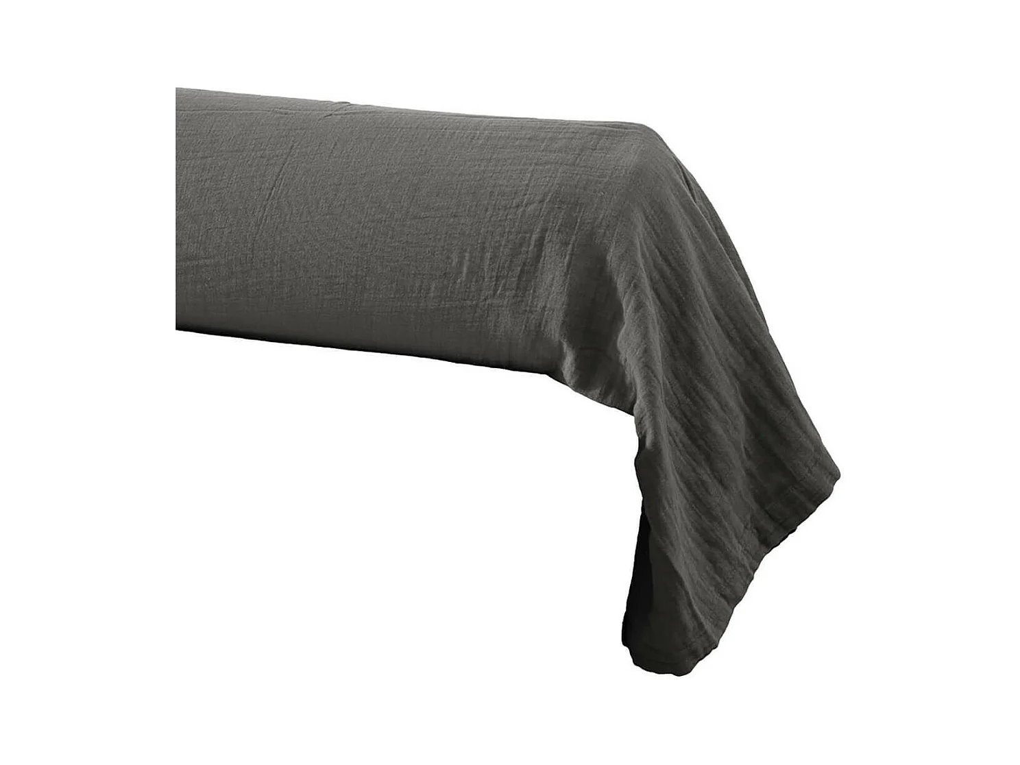 OUREA - Taie de Traversin 43x185cm Gaze de Coton Granit