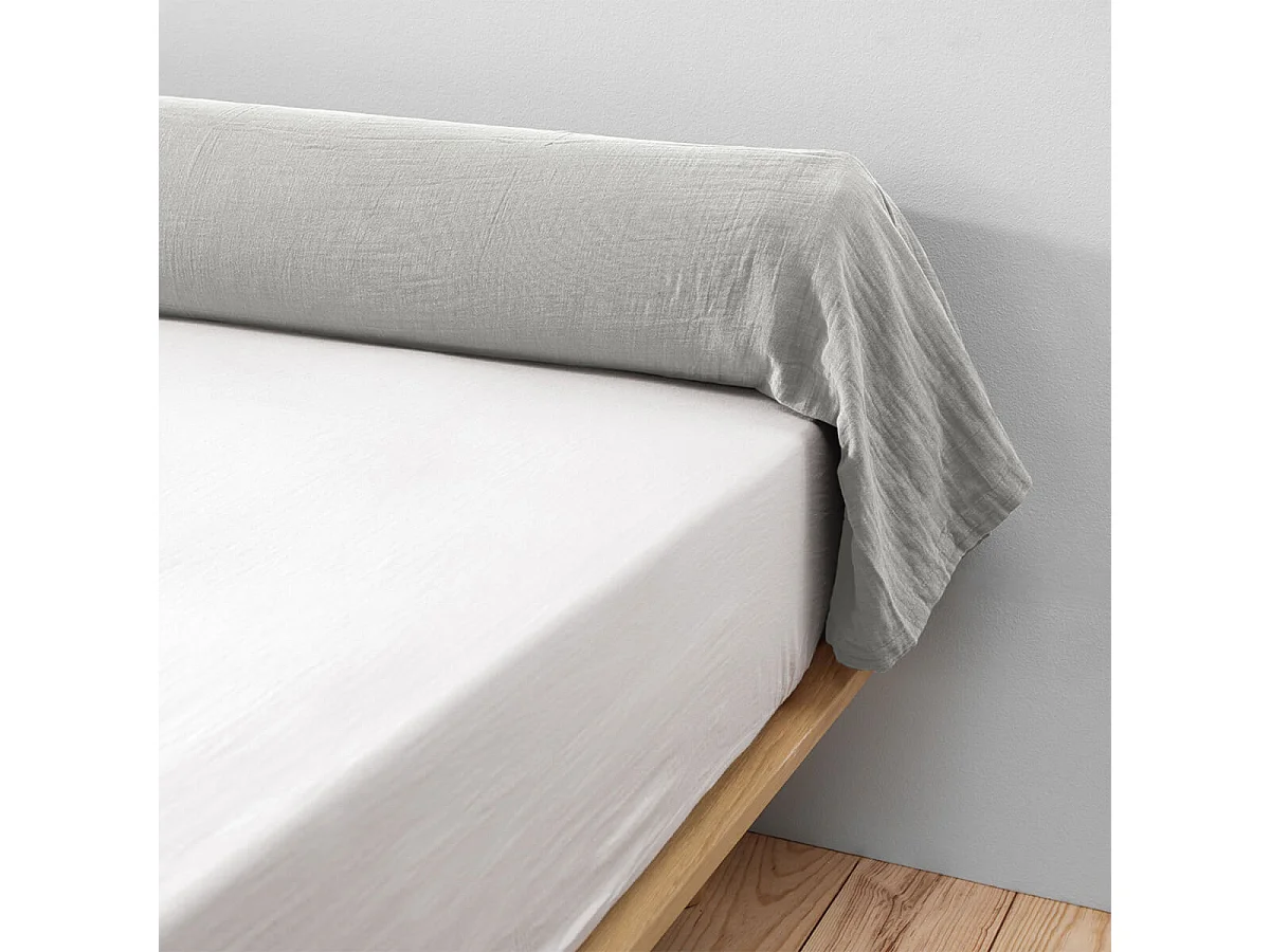 OUREA - Taie de Traversin 43x185cm Gaze de Coton Nuage