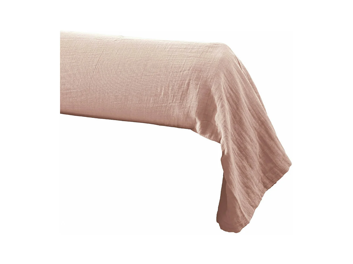 OUREA - Taie de Traversin 43x185cm Gaze de Coton Guimauve
