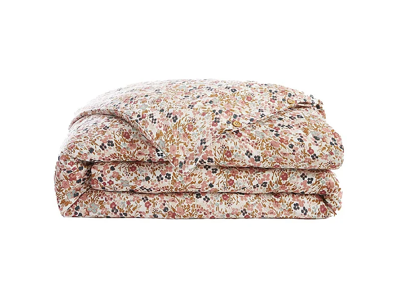 ISIS - Housse de Couette 200x200cm Gaze de Coton Motif Liberty