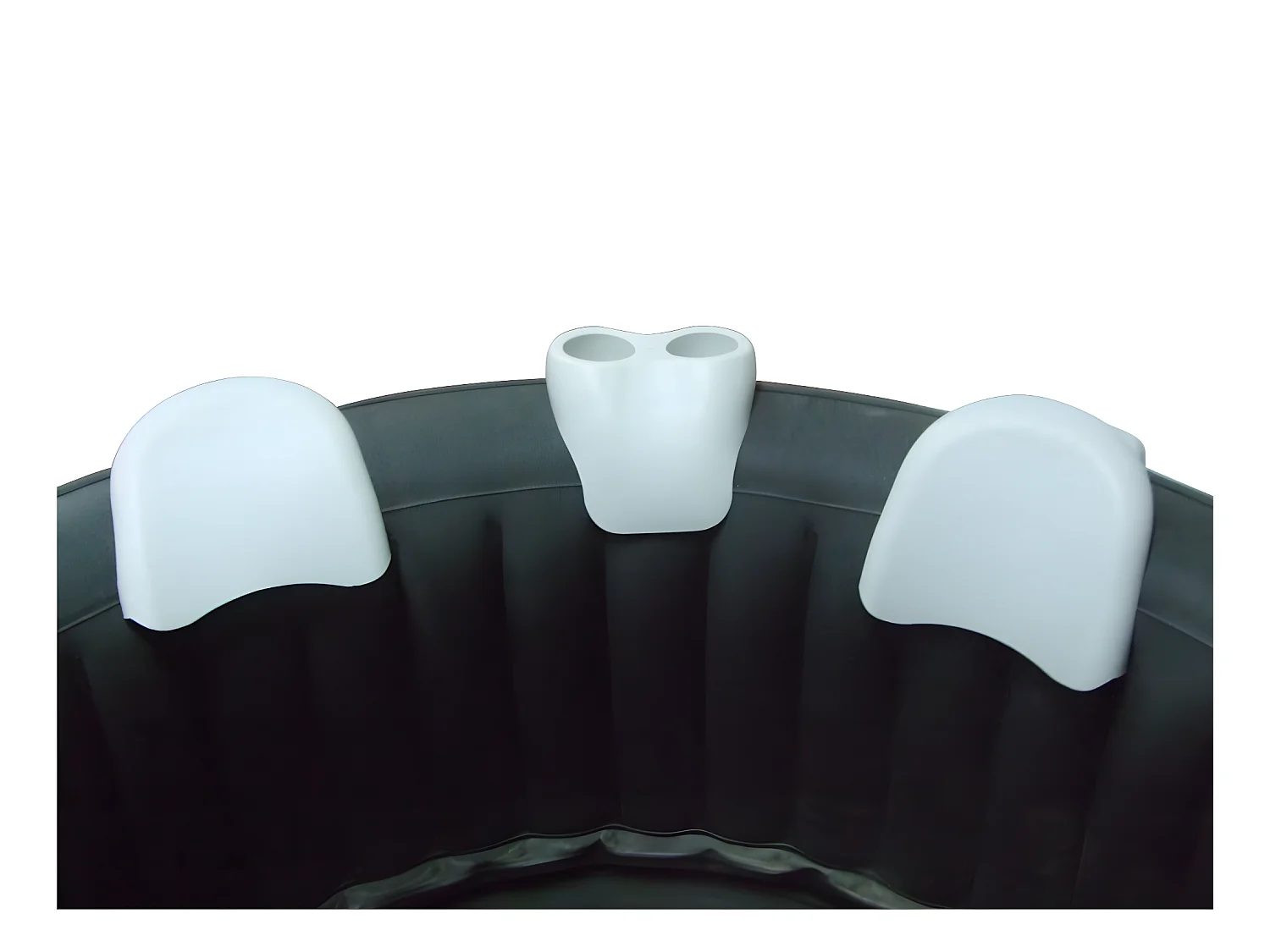 Encostos de cabeça e porta-copos para spa insuflável