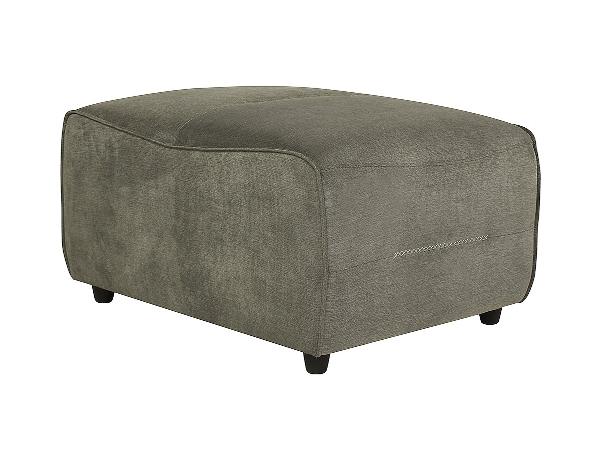 Pouf per divano modulare venduto anche singolarmente in Tessuto