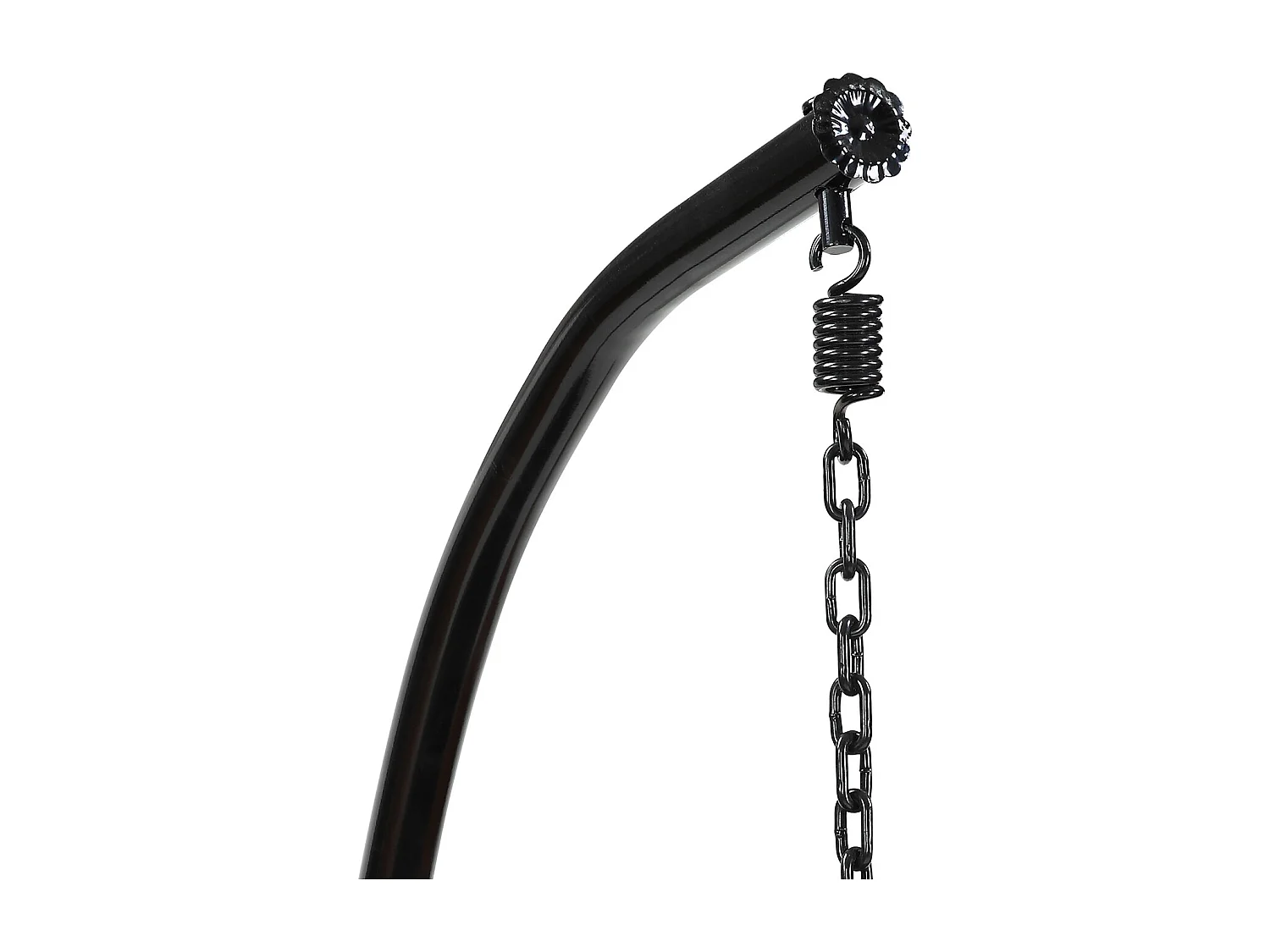 Fauteuil suspendu en résine tressée - Noir - BONTOC de MYLIA