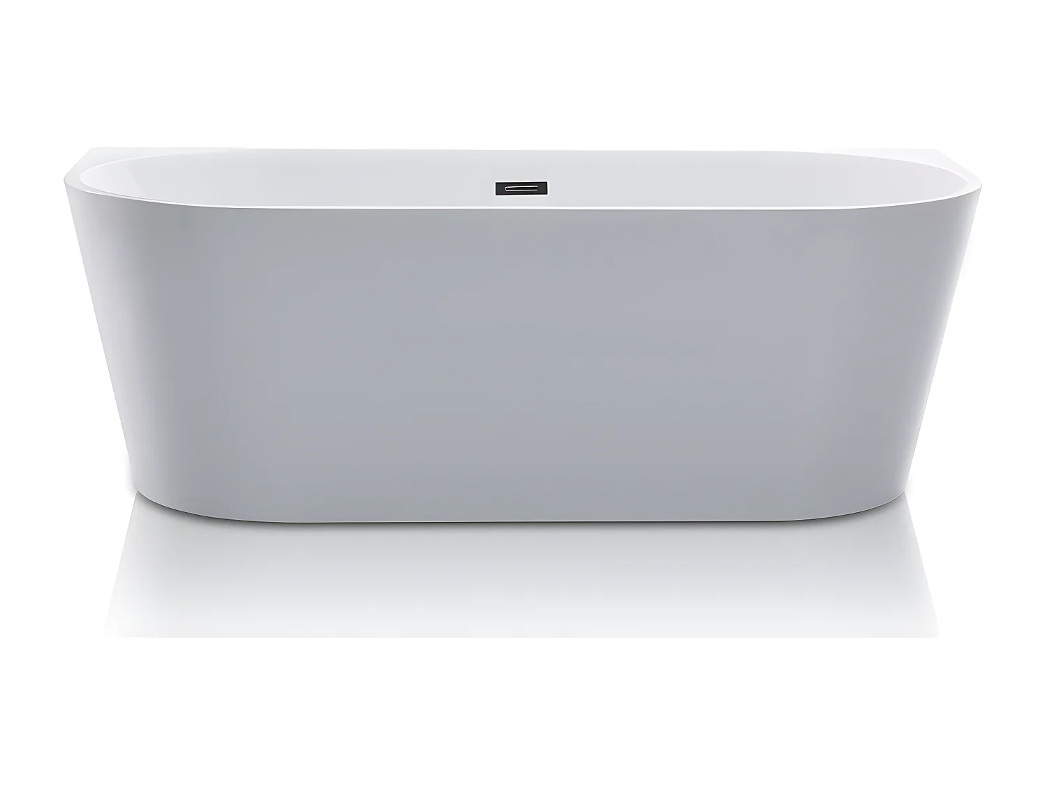 Bañera exenta - 200L - 149,5 x 75 x 58 cm - blanco - Acrílico - DIVINA