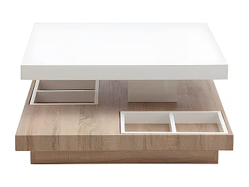Table basse avec rangements
