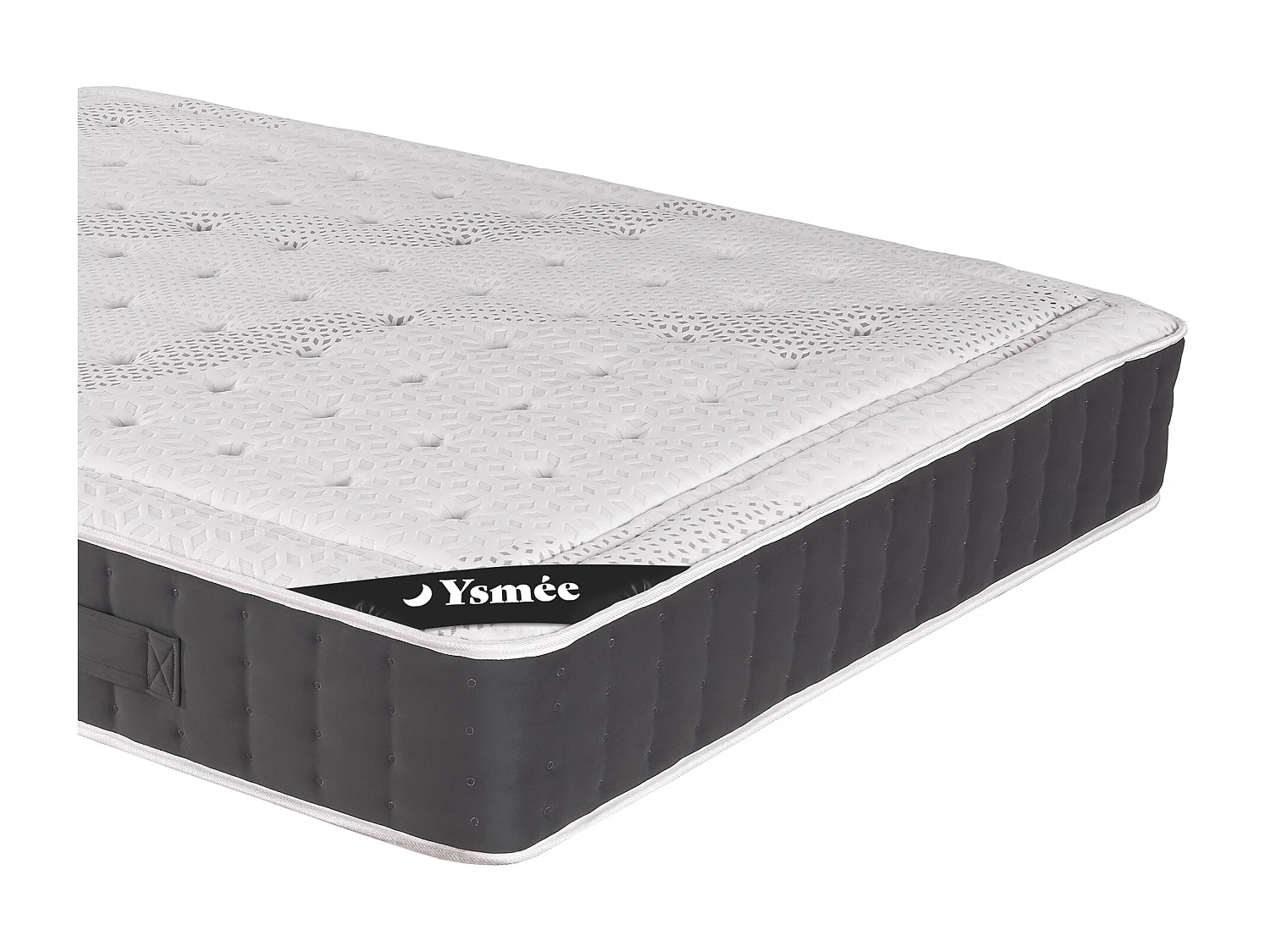 Matelas 180 x 200 cm hybride ressorts ensachés accueil mémoire de forme ép.27cm - ATLANTIDE de YSMÉE