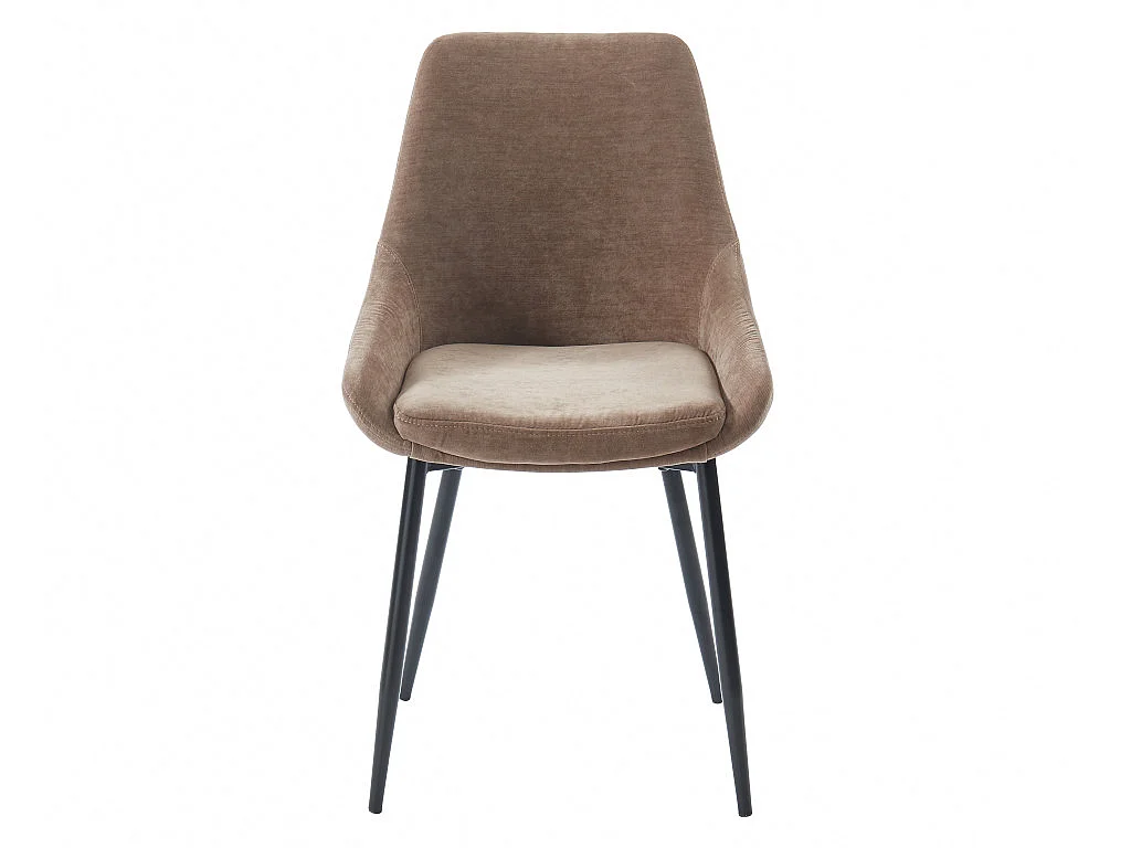 Lotto di 6 sedie Tessuto Beige - MASURIE