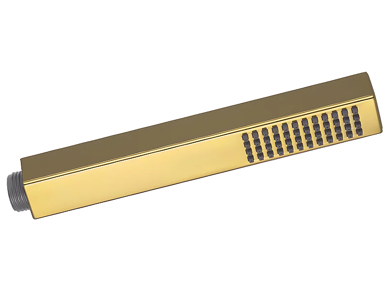 Duschkopf Handbrause Gold Rechteck Glamour