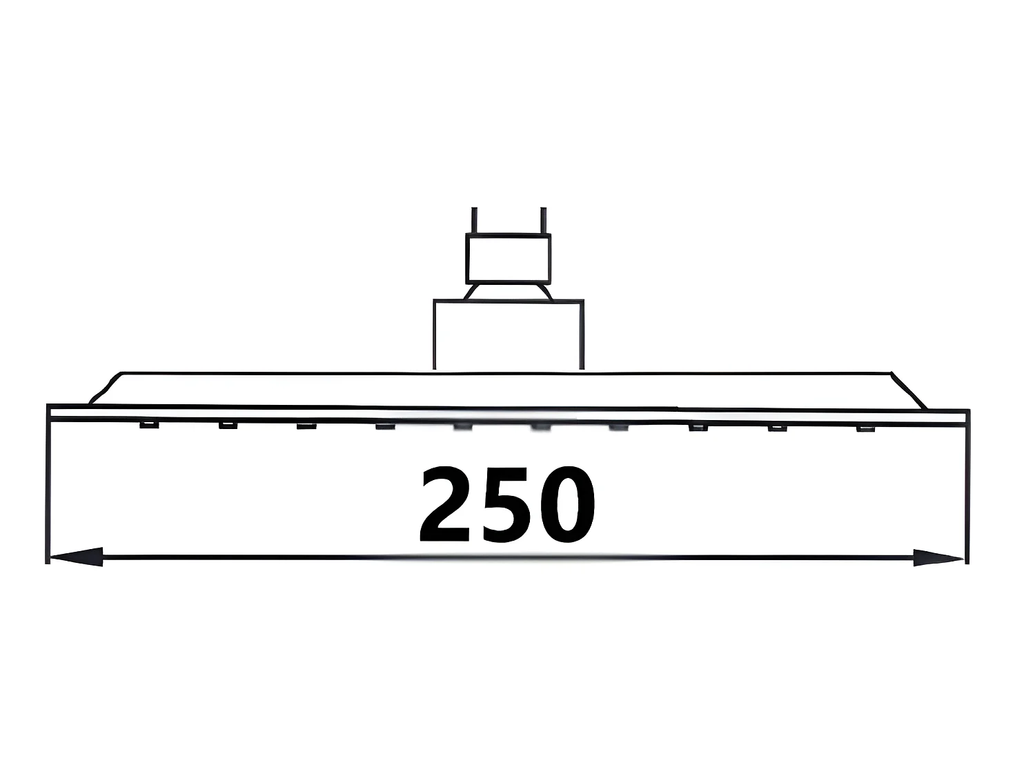 Regenduschkopf Schwarz Runden Musta