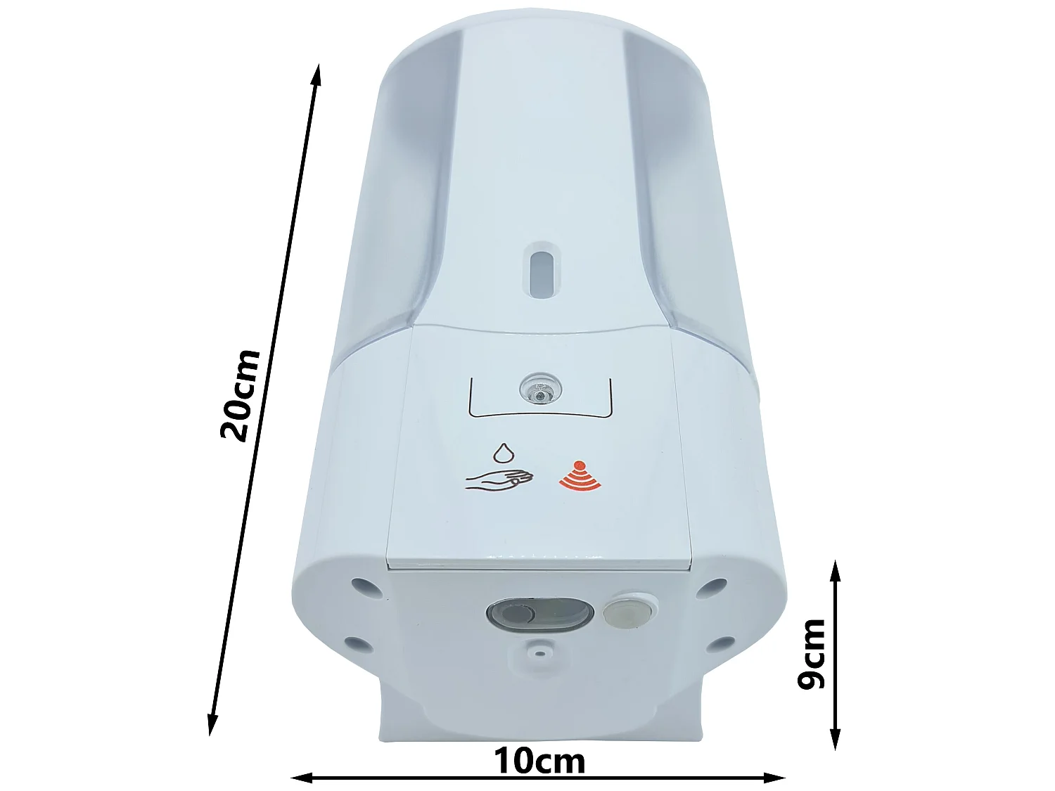 Wand Montiert Automatisch Seifenspender Ber&uuml;hrungslos 450ml Batterien Betrieben