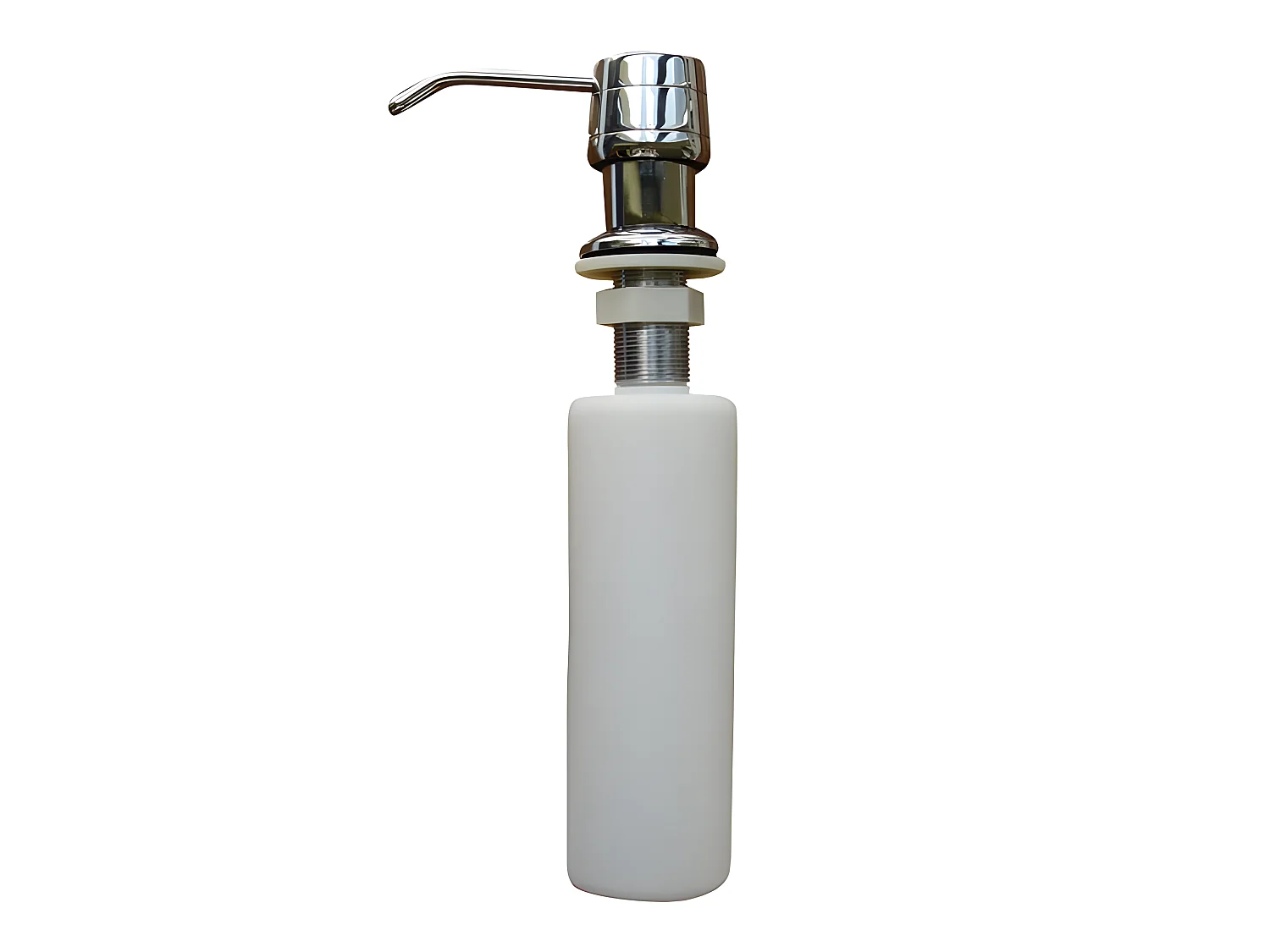 Distributeur Savon Chrome Monté Sur Évier
