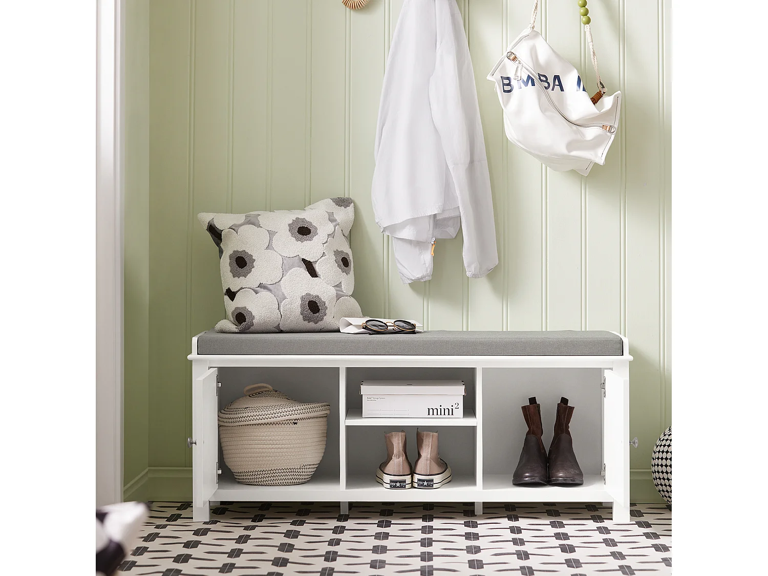 Ławka na buty z siedziskiem FSR35-W