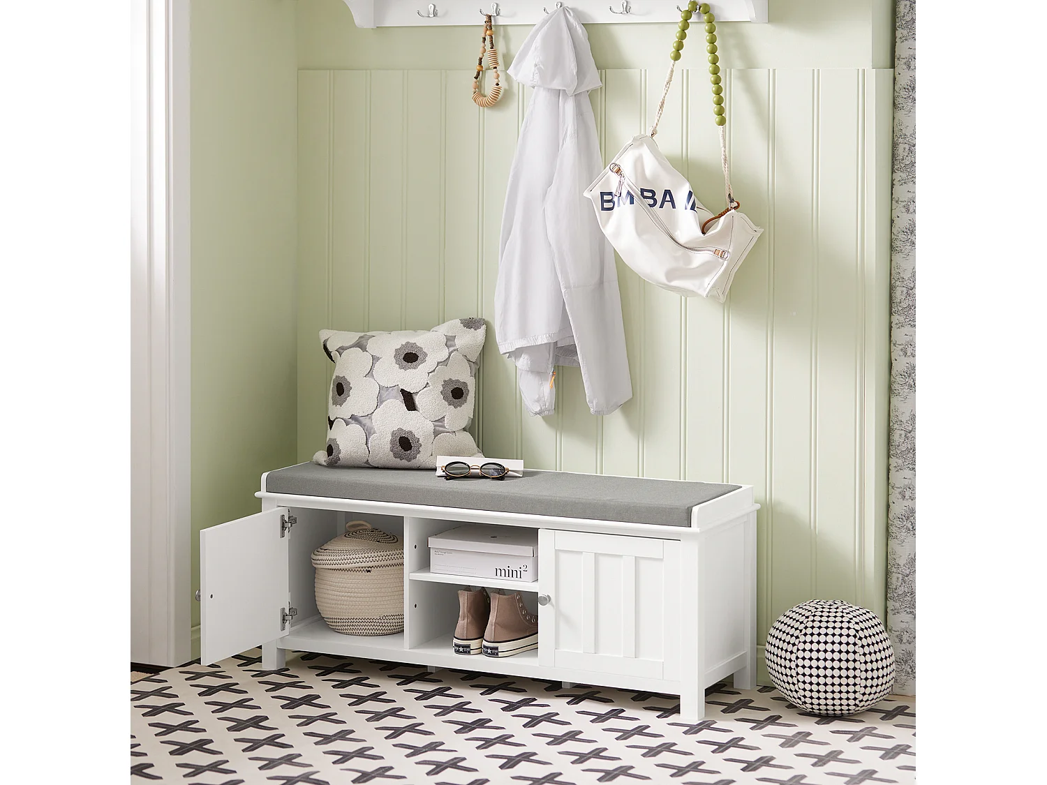 Ławka na buty z siedziskiem FSR35-W