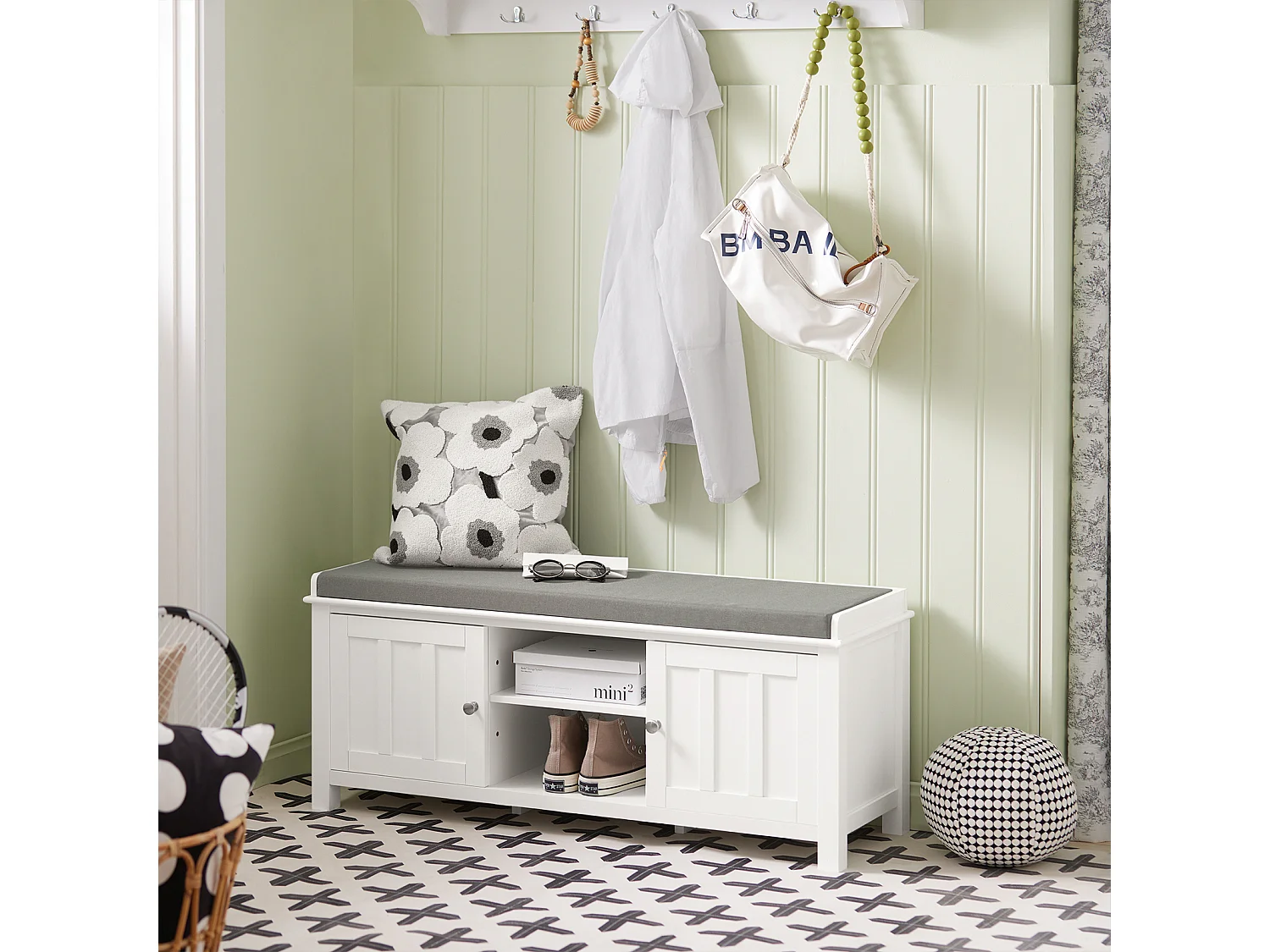 Ławka na buty z siedziskiem FSR35-W