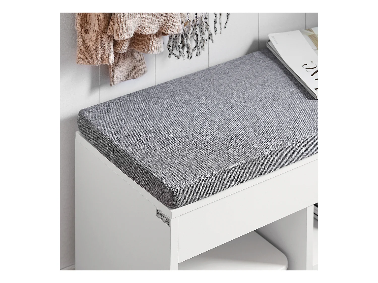 Ławka na buty z szufladą i siedziskiem FSR45-HG