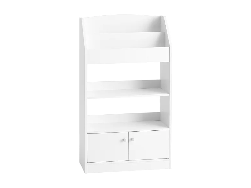 Bibliothèque à Livres Étagère de Rangement Jouets pour Enfants, KMB11-W