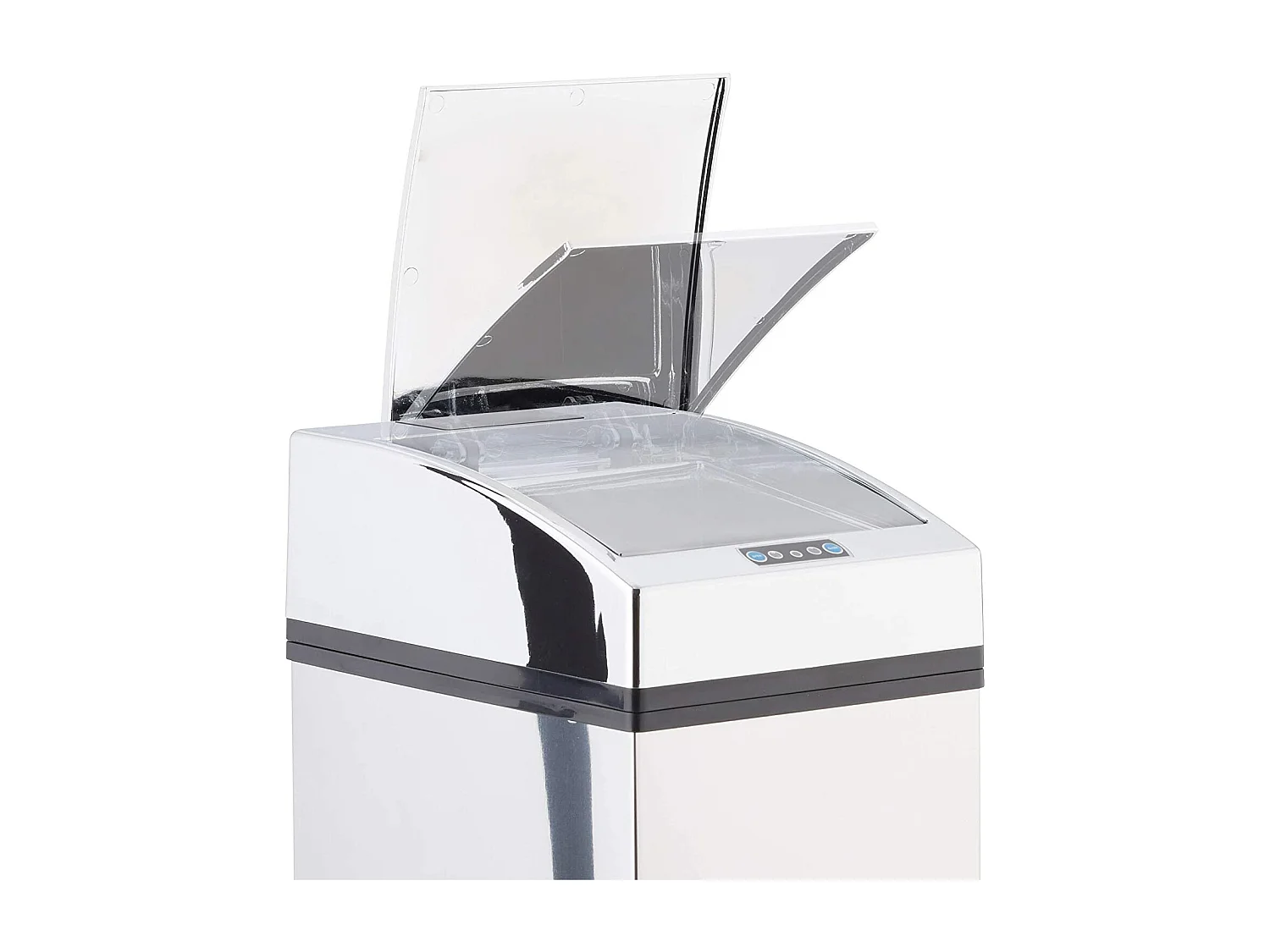 Tampa do sensor de lata de lixo com design automático, balde interno de aço inoxidável 7 litros 13_0002321_2