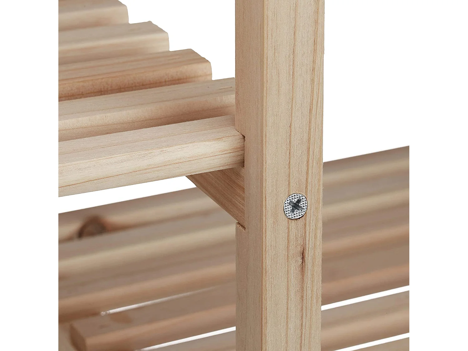 Prateleira de madeira para plantas, escada, vaso de flores, decoração da natureza 13_0001142