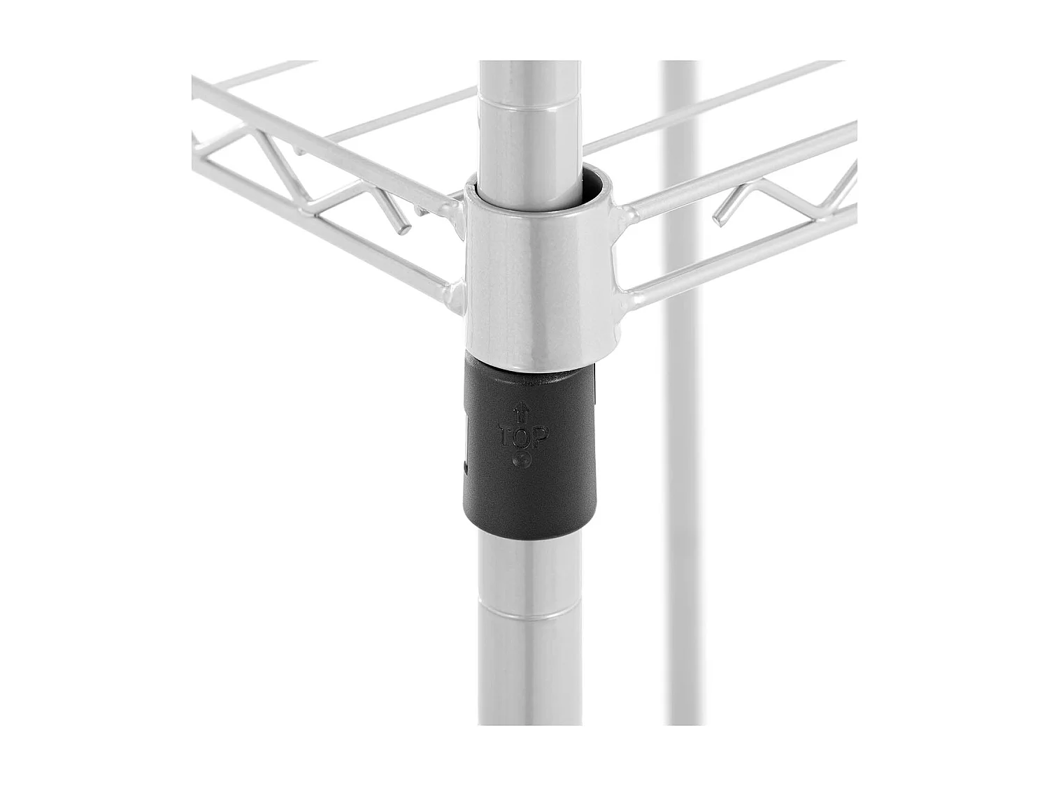 Portant à vêtements 190 métal argentée 79 x 49 x 26.5 cm 14_0005195