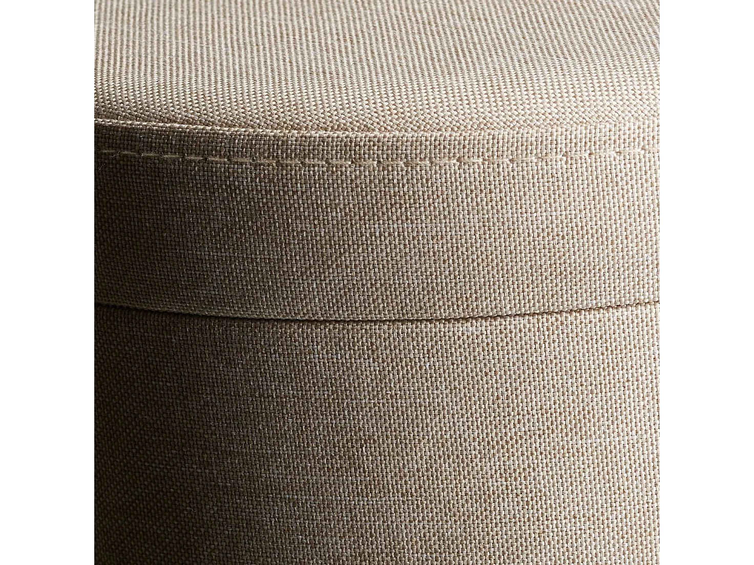 Tabouret siège pouf avec beige 32 x 32 x 37 cm 08_0000327