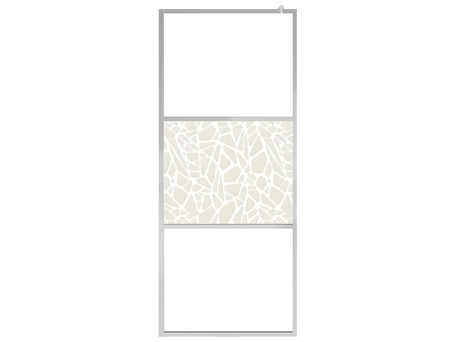 Paroi de douche à verre 90 x 5 x 195 cm 02_0002128