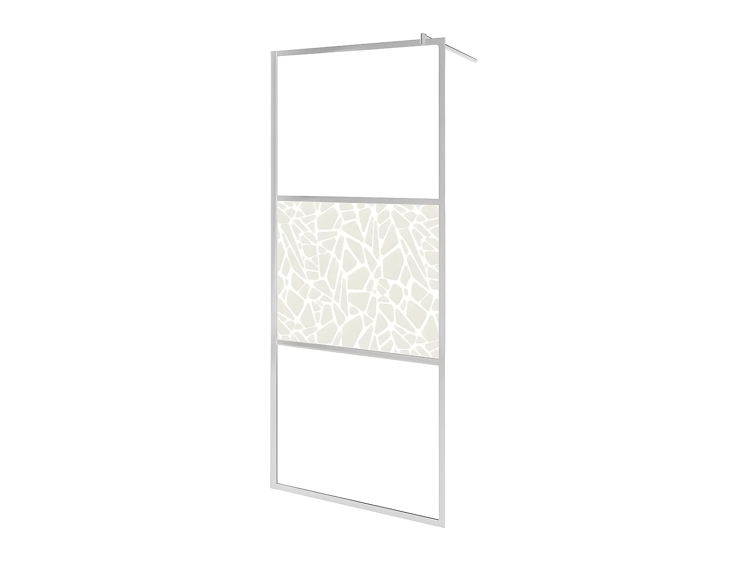 Paroi de douche à verre 90 x 5 x 195 cm 02_0002128